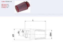 Filtro aire Bmc FBSA60-128