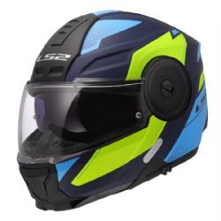 Casco LS2 FF902 Scope II Duria Azul / Amarillo H-Vis