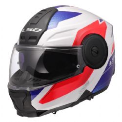 Casco LS2 FF902 Scope II Duria Blanco Azul / Rojo