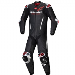 Mono 1 Pieza Alpinestars GP-R7 Negro / Blanco / Rojo Fluor