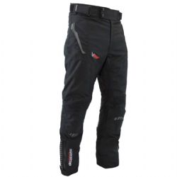 Pantalon moto de kevlar Onboard Base-02 negro con protecciones incluidas en  codos y caderas NIVEL 2
