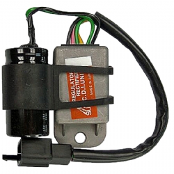 Regulador corriente moto Sun 04175984 SH542-12B-12V-Trifase-CC-4 cables-con condensador Honda XR 650 R