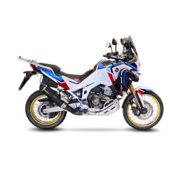 Silencioso escape Leovince 14355EB LV One Evo Black Edition Honda CRF1100 L Africa Twin / Adventure Sports 2020 2023 EURO 5 ECE-Approved