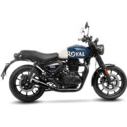 Silencioso escape Leovince 15129 GP One Royal Enfield HUNTER 350 2022 2024 EURO 5 ECE-Approved