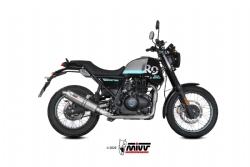 Silencioso escape Mivv RE.001.LX1 Oval Inox Royal Enfield Scram 411 2022-2024