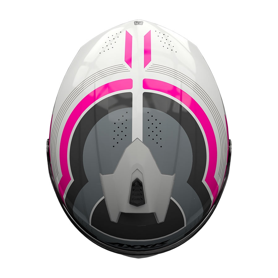 Casco Moto Mujer Axxis Draken Cougar A8 Rosa Brillo Integral