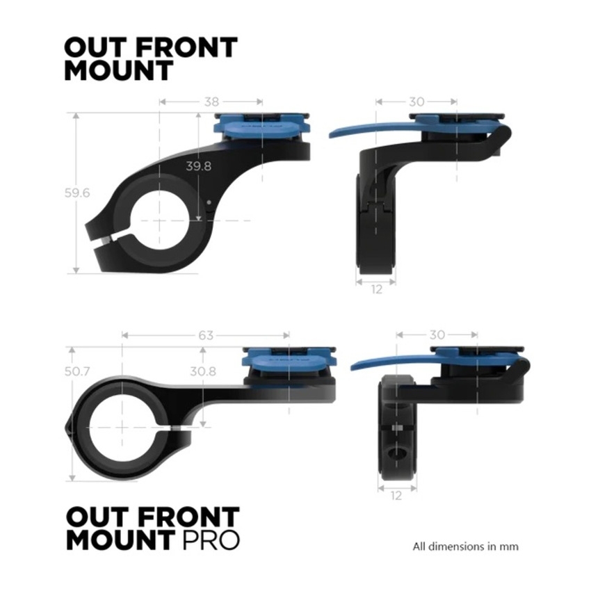 Soporte delantero para bicicletas Quad Lock QLM-OFM-2